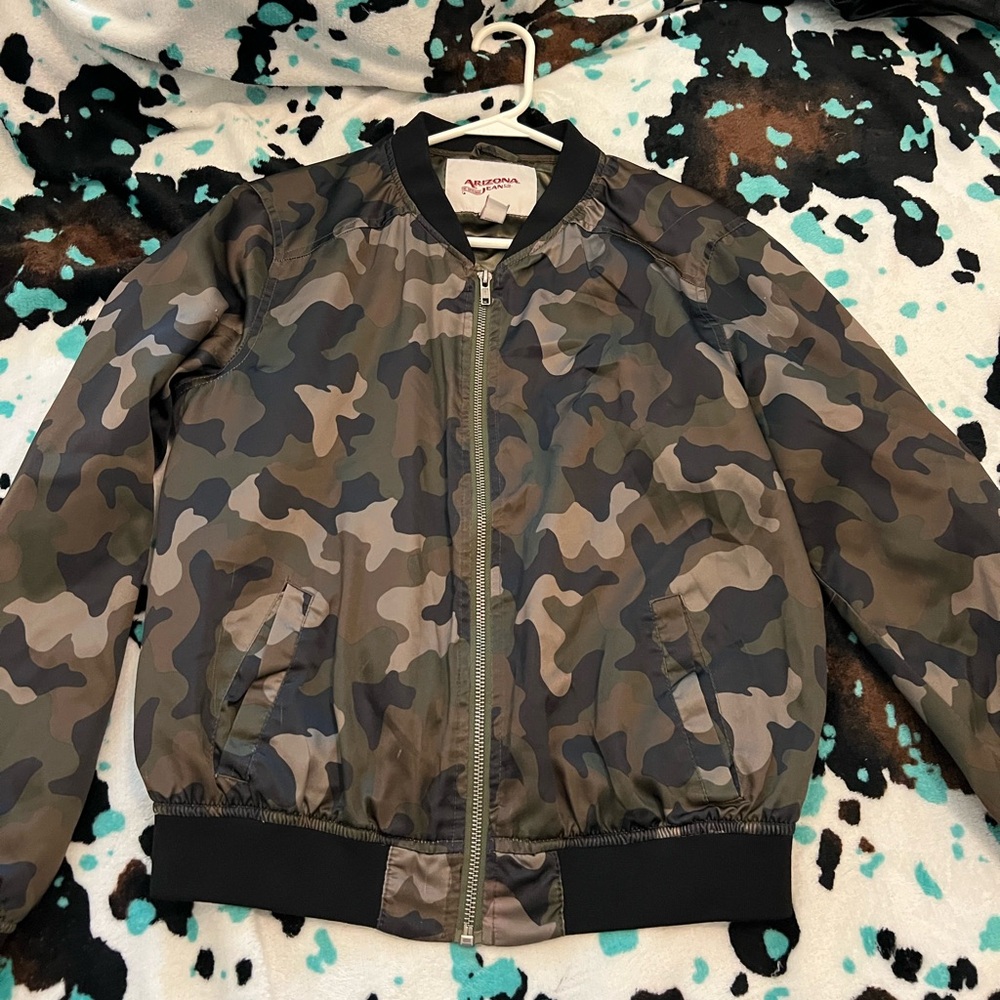 Camouflage Bomber Jacket